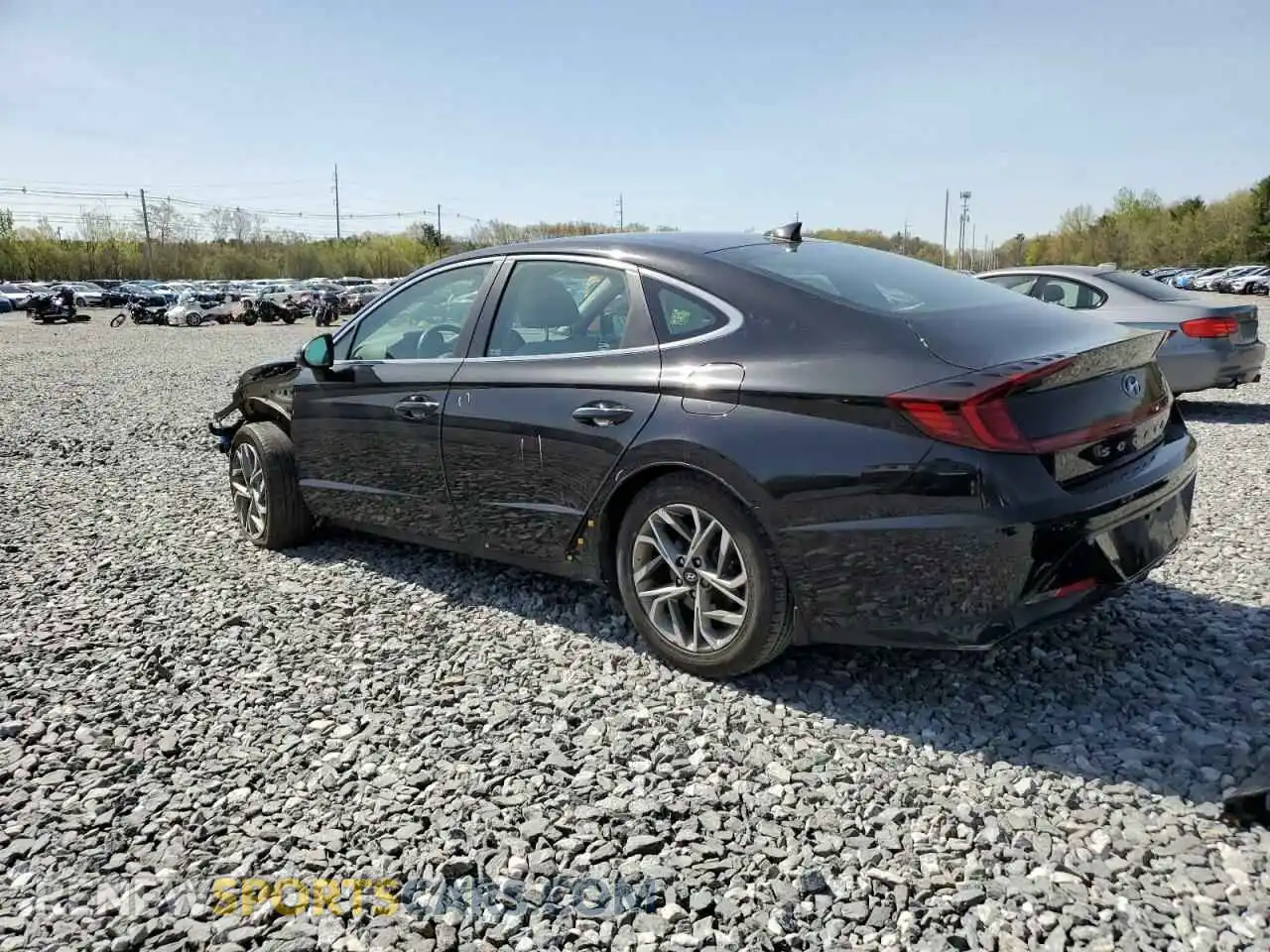 2 fotografías del automóvil dañado 5NPEF4JAXMH121758 HYUNDAI SONATA 2021