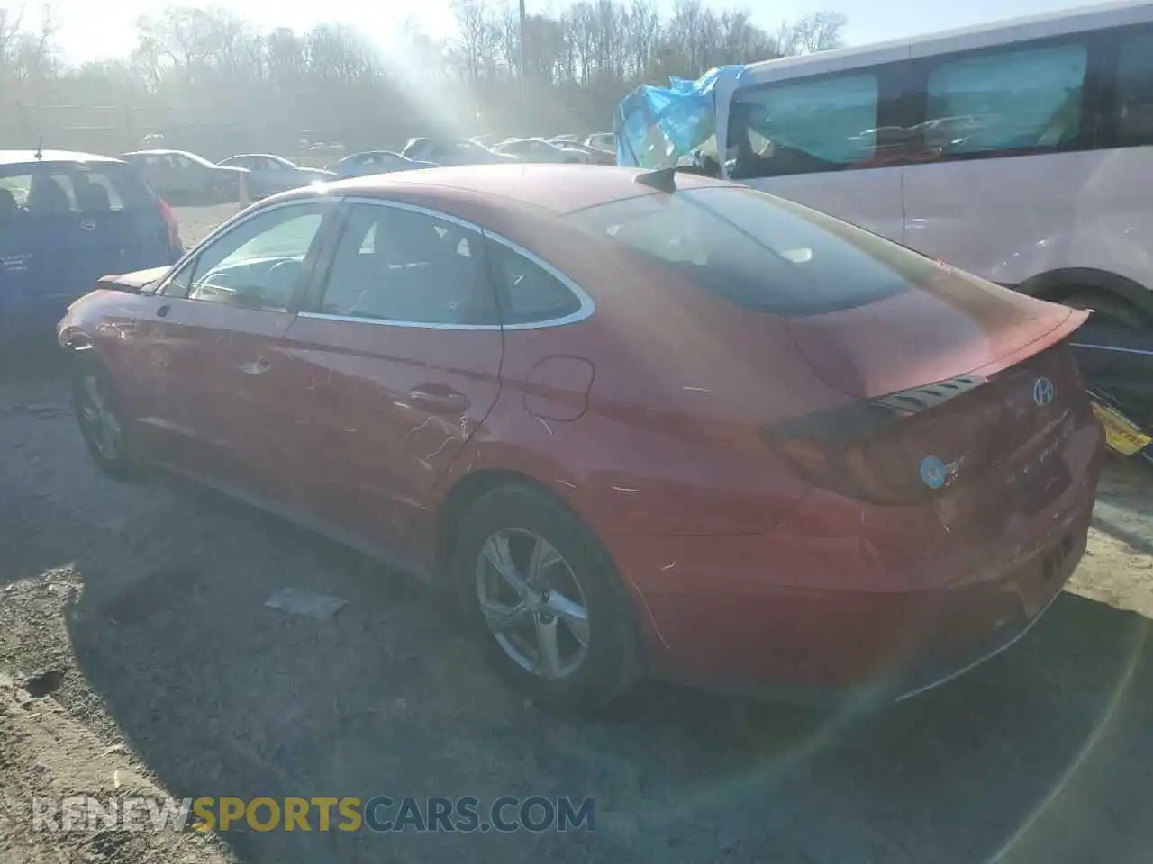 2 Photograph of a damaged car 5NPEG4JA0MH071028 HYUNDAI SONATA 2021