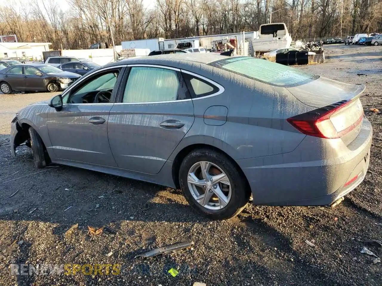 2 Photograph of a damaged car 5NPEG4JA0MH073796 HYUNDAI SONATA 2021
