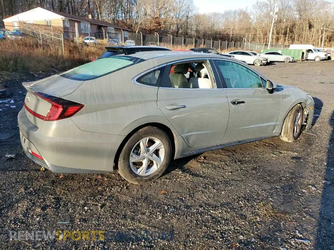 3 Photograph of a damaged car 5NPEG4JA0MH073796 HYUNDAI SONATA 2021