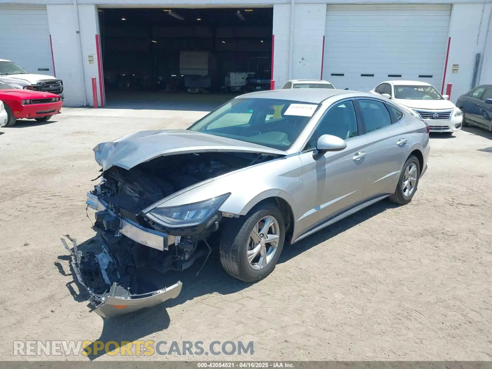 2 fotografías del automóvil dañado 5NPEG4JA0MH080960 HYUNDAI SONATA 2021