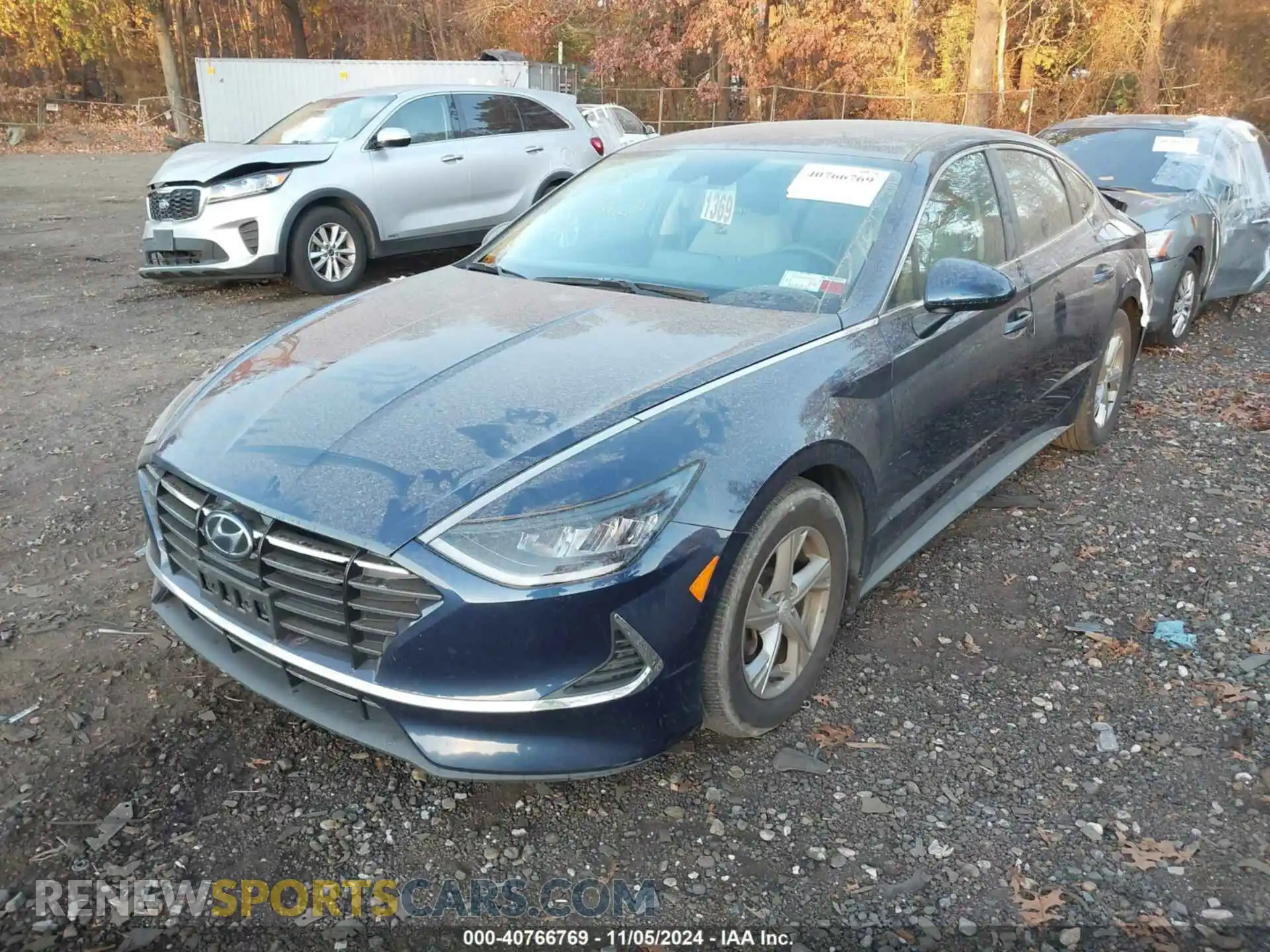 2 Photograph of a damaged car 5NPEG4JA0MH083423 HYUNDAI SONATA 2021