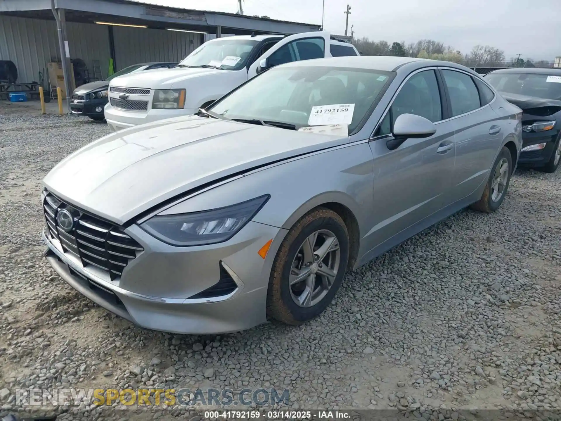 2 fotografías del automóvil dañado 5NPEG4JA0MH108871 HYUNDAI SONATA 2021