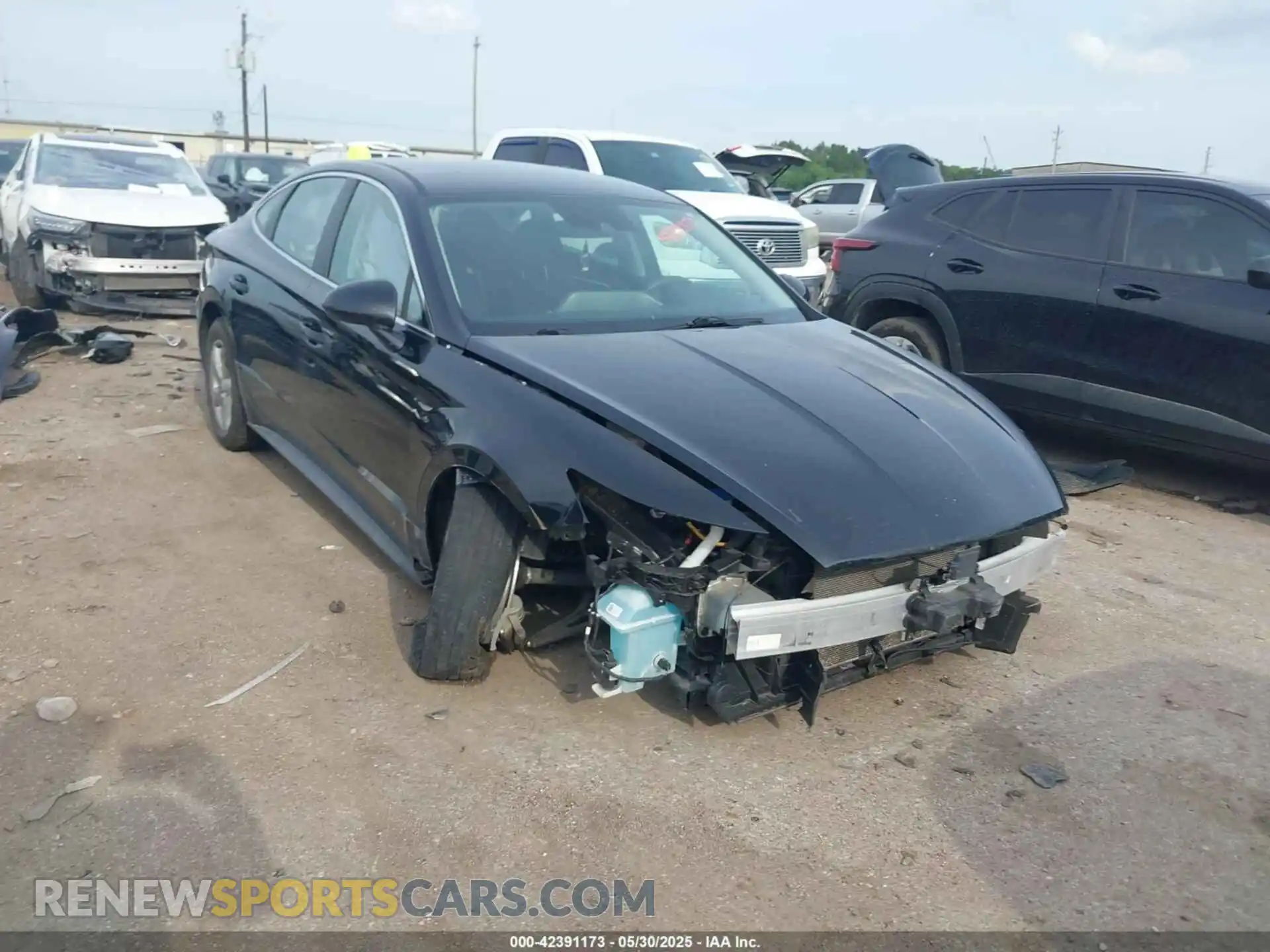 1 Photograph of a damaged car 5NPEG4JA0MH125461 HYUNDAI SONATA 2021