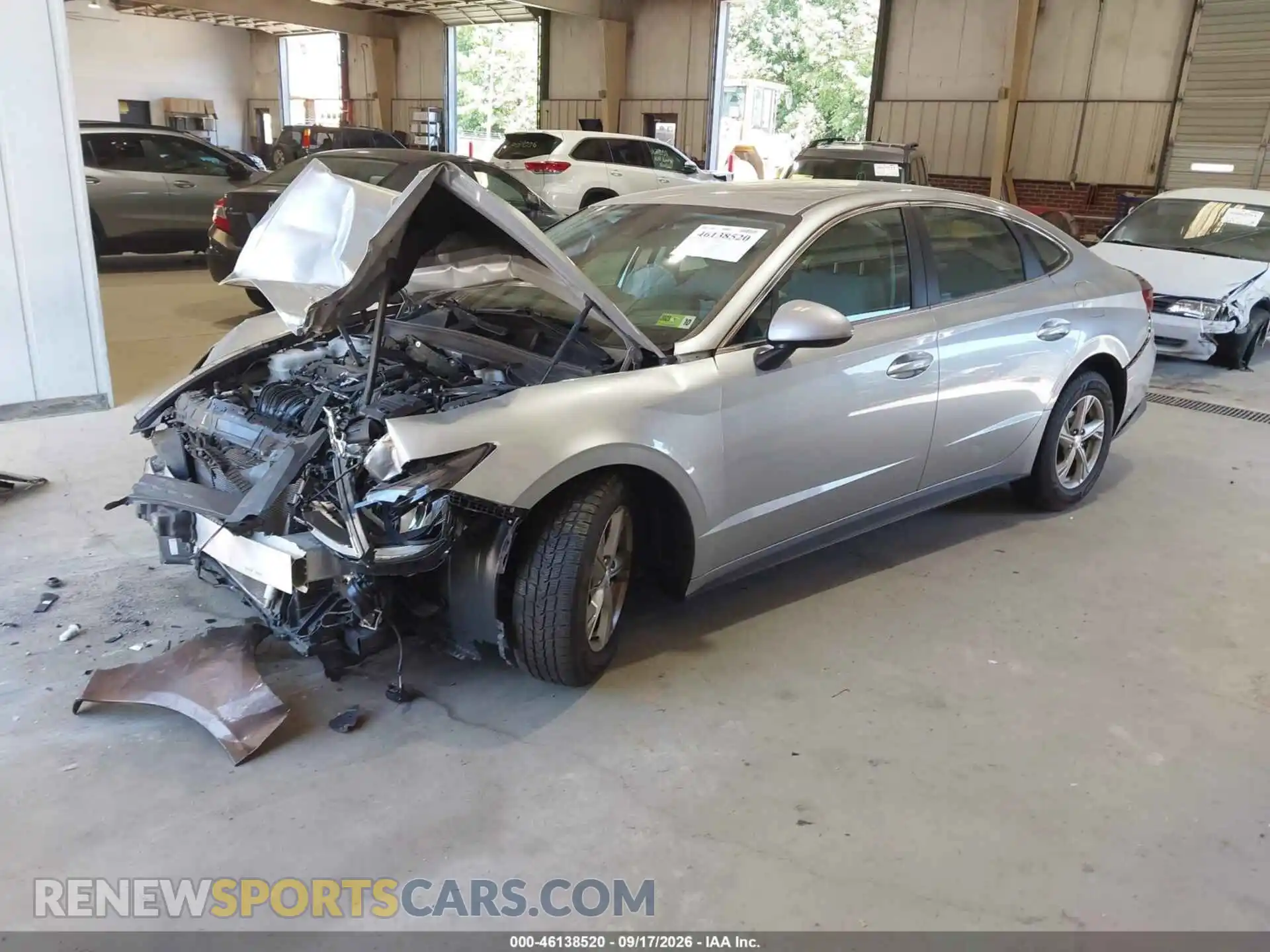 2 fotografías del automóvil dañado 5NPEG4JA0MH127808 HYUNDAI SONATA 2021
