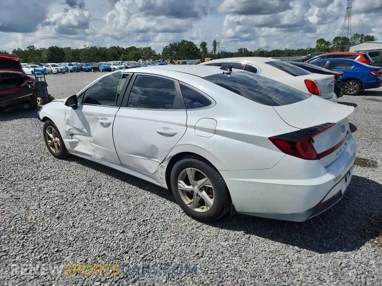 2 Photograph of a damaged car 5NPEG4JA0MH130935 HYUNDAI SONATA 2021
