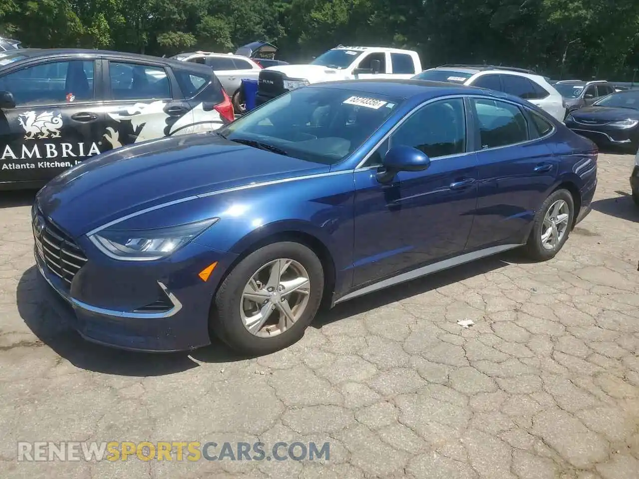 1 fotografías del automóvil dañado 5NPEG4JA1MH073130 HYUNDAI SONATA 2021