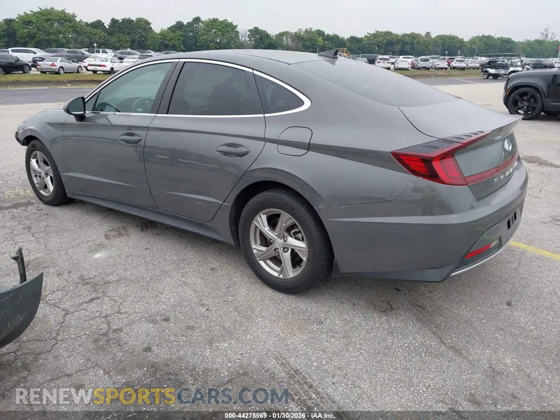 3 Photograph of a damaged car 5NPEG4JA1MH086038 HYUNDAI SONATA 2021