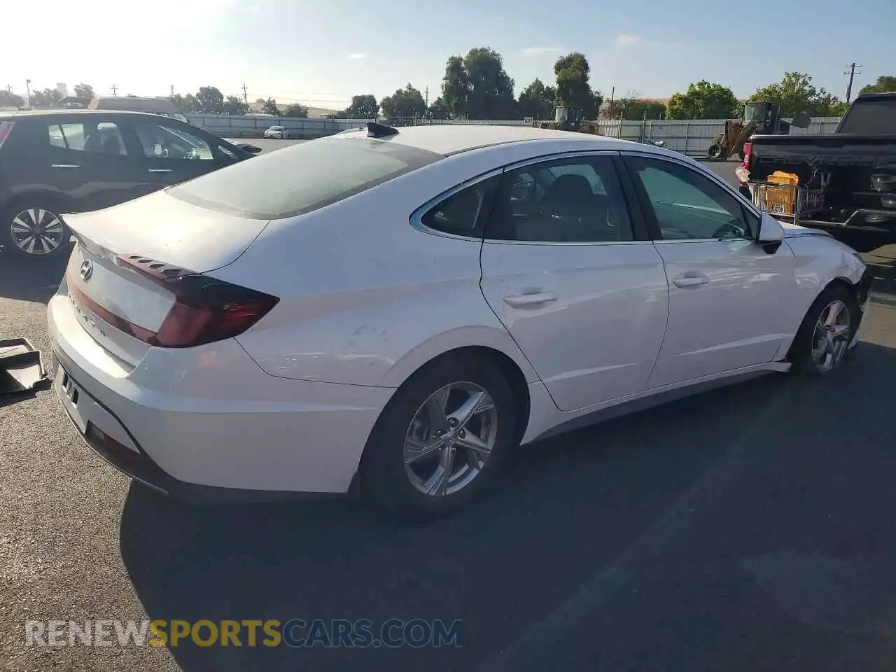 3 fotografías del automóvil dañado 5NPEG4JA1MH097346 HYUNDAI SONATA 2021