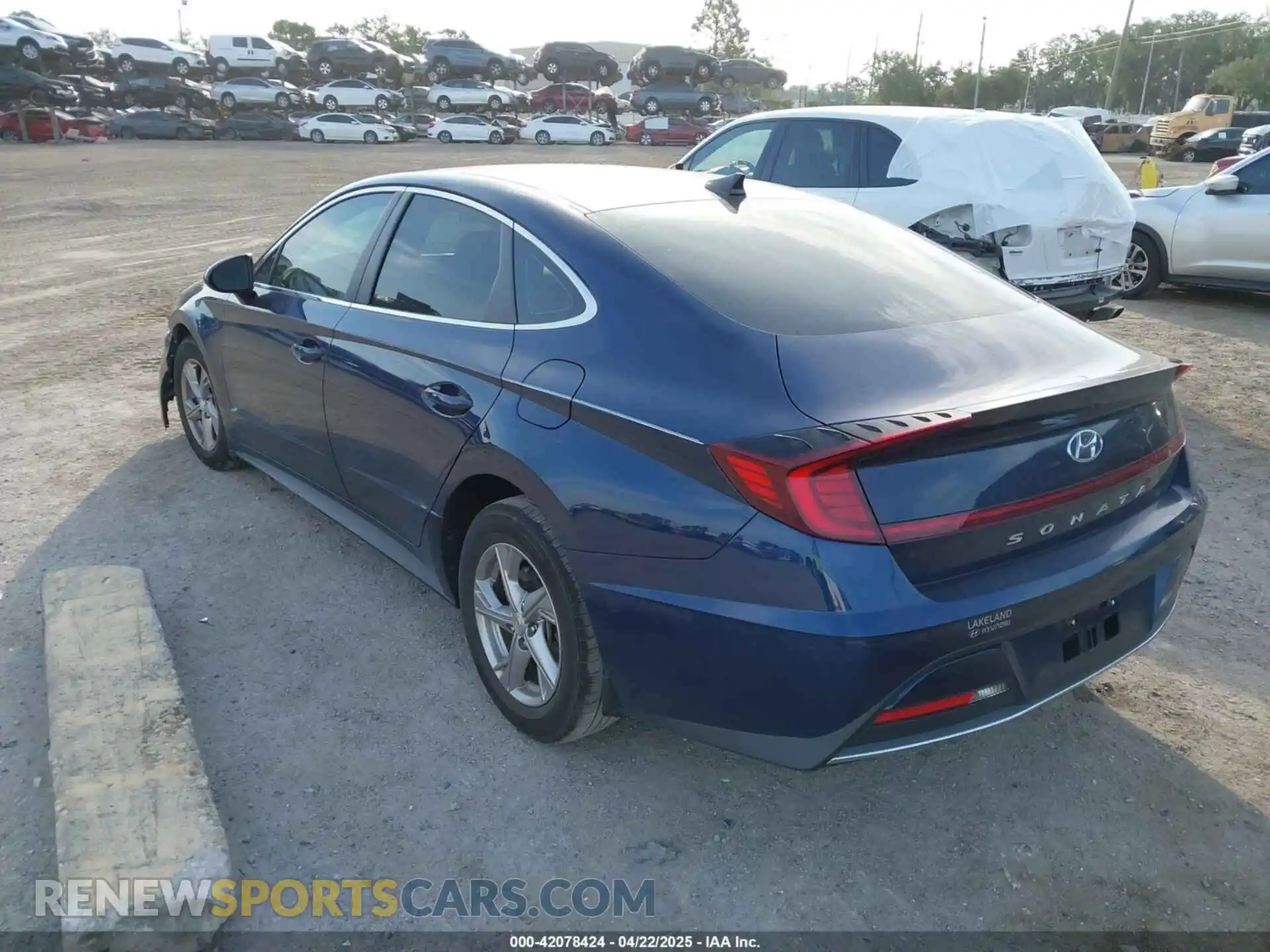 3 Фотография поврежденного автомобиля 5NPEG4JA1MH124013 HYUNDAI SONATA 2021