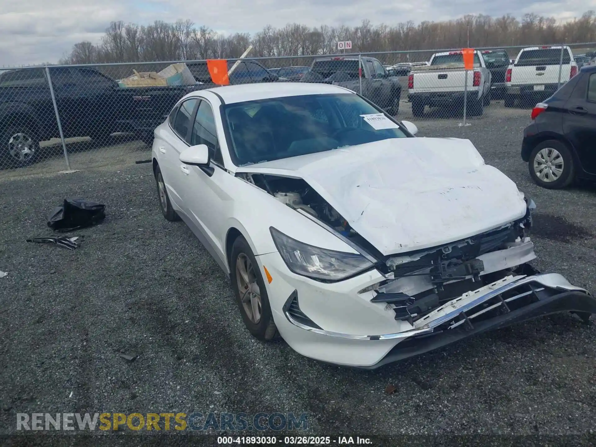 1 Photograph of a damaged car 5NPEG4JA2MH079504 HYUNDAI SONATA 2021