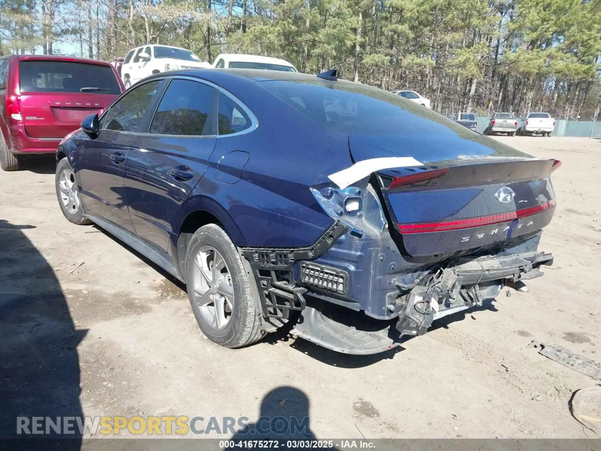 3 Photograph of a damaged car 5NPEG4JA2MH090440 HYUNDAI SONATA 2021