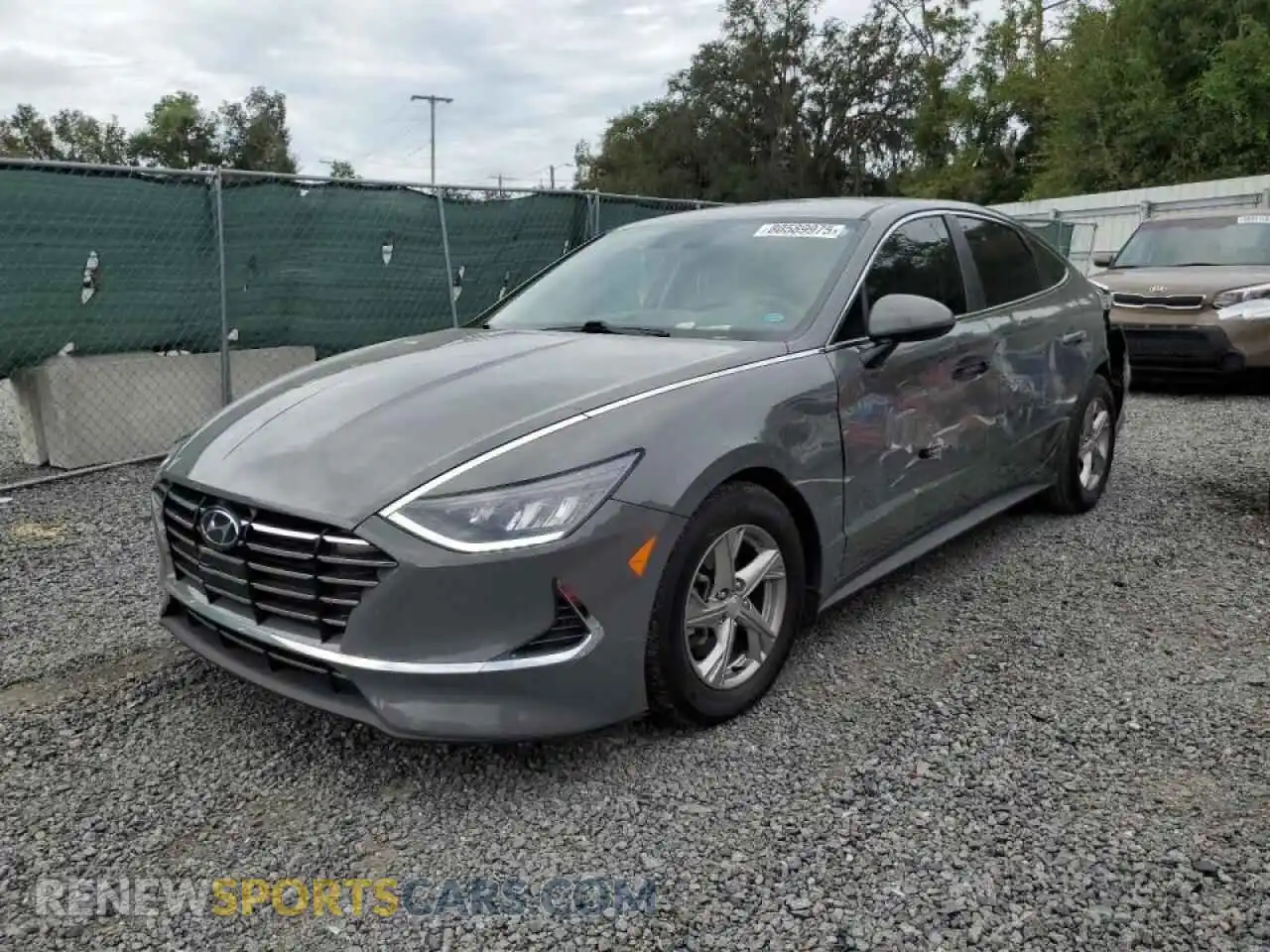 1 Photograph of a damaged car 5NPEG4JA2MH102294 HYUNDAI SONATA 2021