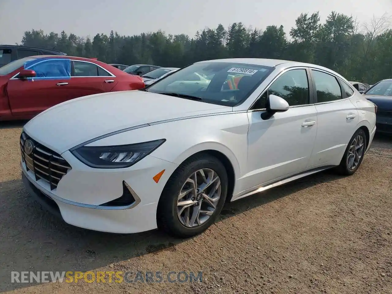 1 Photograph of a damaged car 5NPEG4JA2MH104370 HYUNDAI SONATA 2021