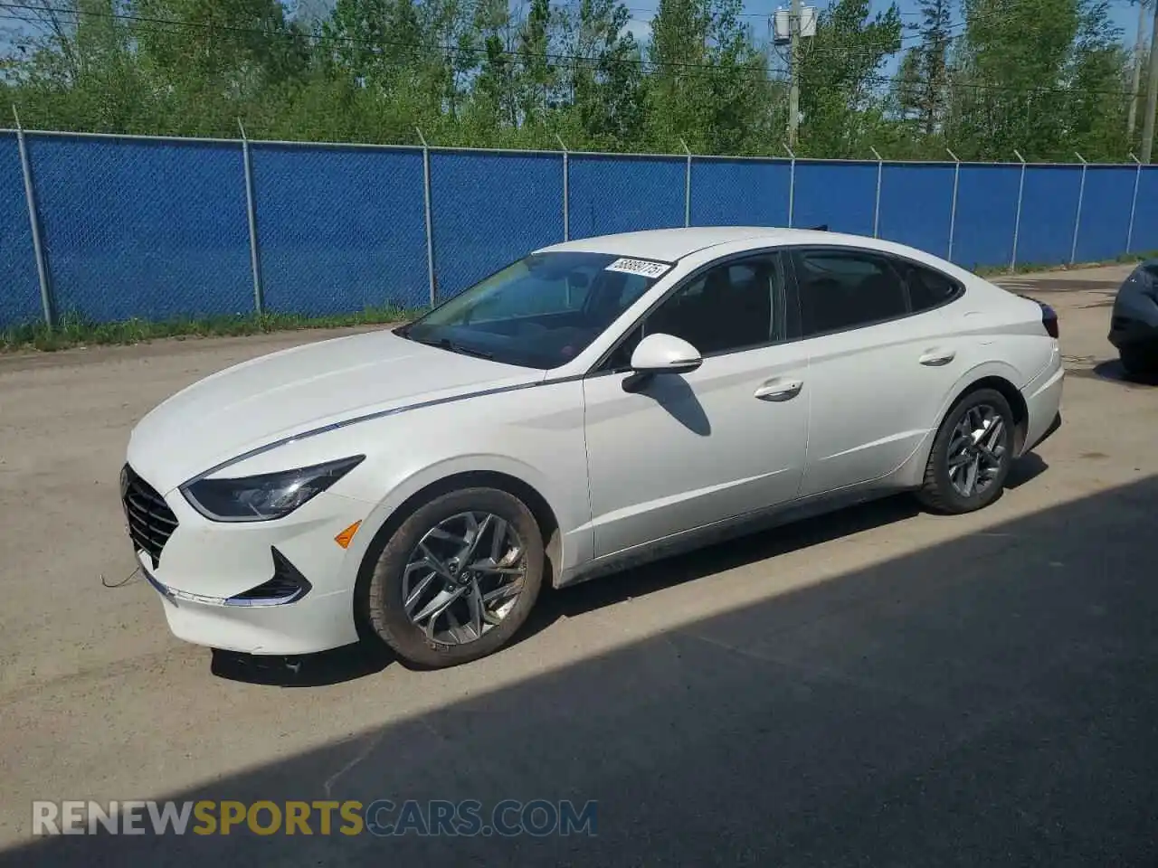 1 Photograph of a damaged car 5NPEG4JA2MH126160 HYUNDAI SONATA 2021
