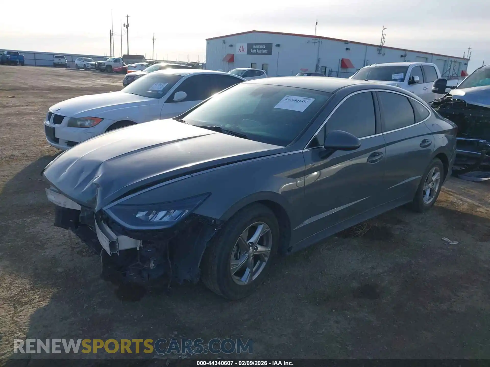 2 Photograph of a damaged car 5NPEG4JA2MH128037 HYUNDAI SONATA 2021