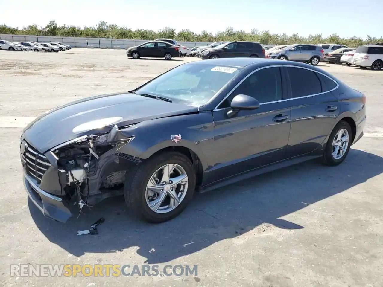 1 Photograph of a damaged car 5NPEG4JA3MH073047 HYUNDAI SONATA 2021