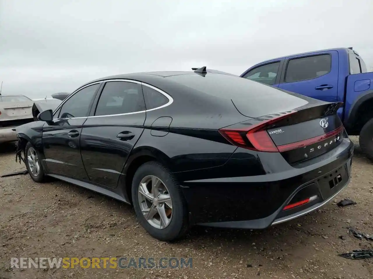2 Photograph of a damaged car 5NPEG4JA3MH075526 HYUNDAI SONATA 2021