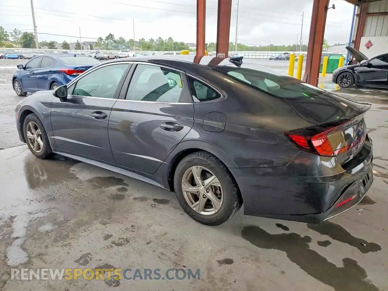 2 Photograph of a damaged car 5NPEG4JA3MH097235 HYUNDAI SONATA 2021