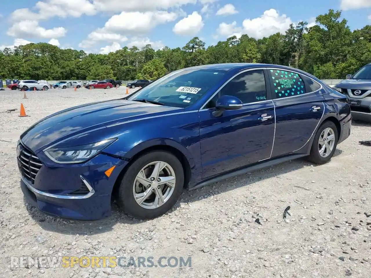 1 Photograph of a damaged car 5NPEG4JA3MH103809 HYUNDAI SONATA 2021