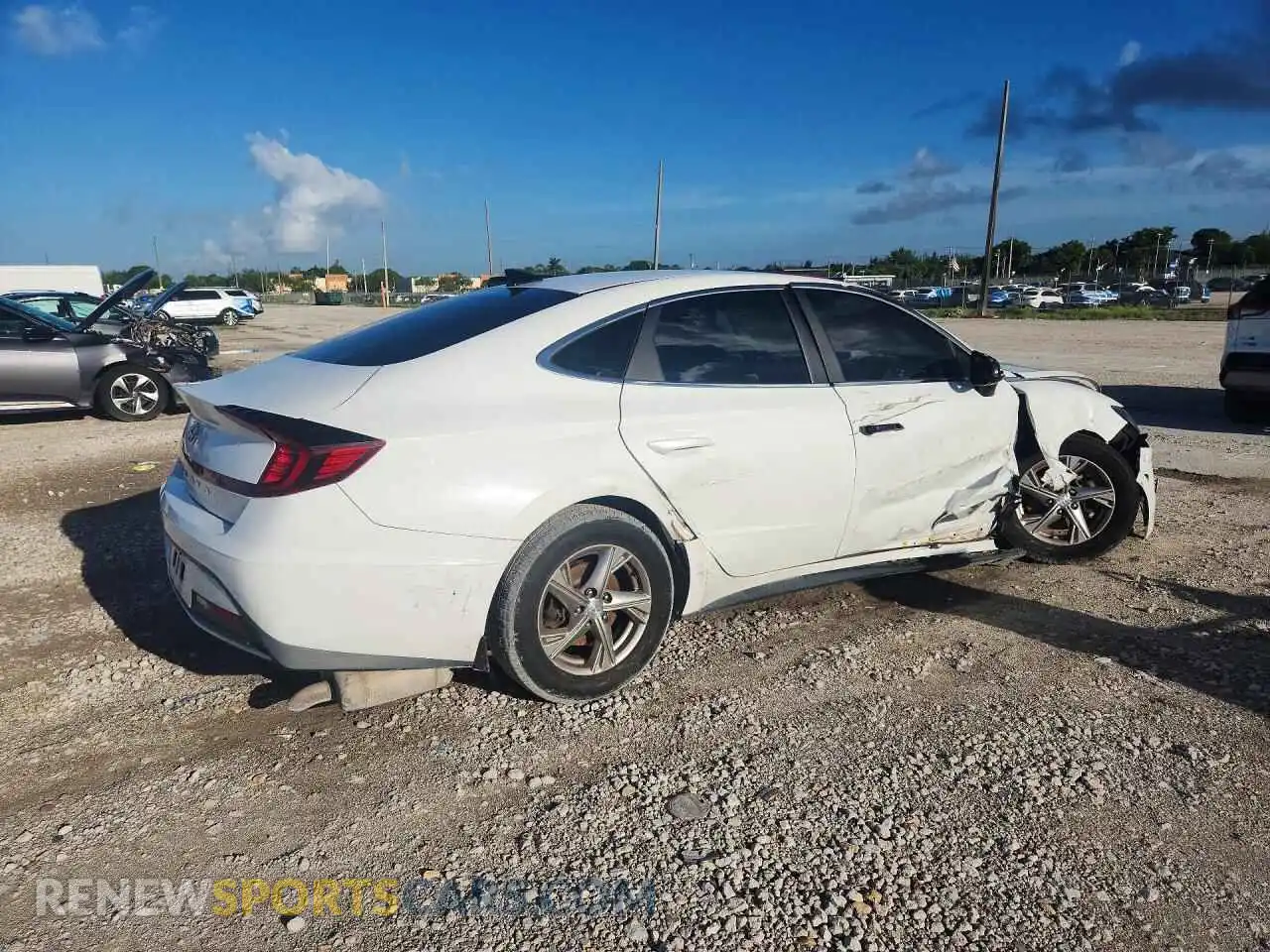 3 Фотография поврежденного автомобиля 5NPEG4JA3MH120724 HYUNDAI SONATA 2021