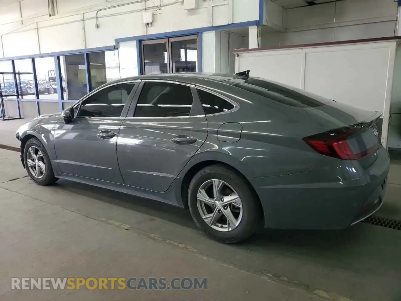 2 Photograph of a damaged car 5NPEG4JA4MH066334 HYUNDAI SONATA 2021