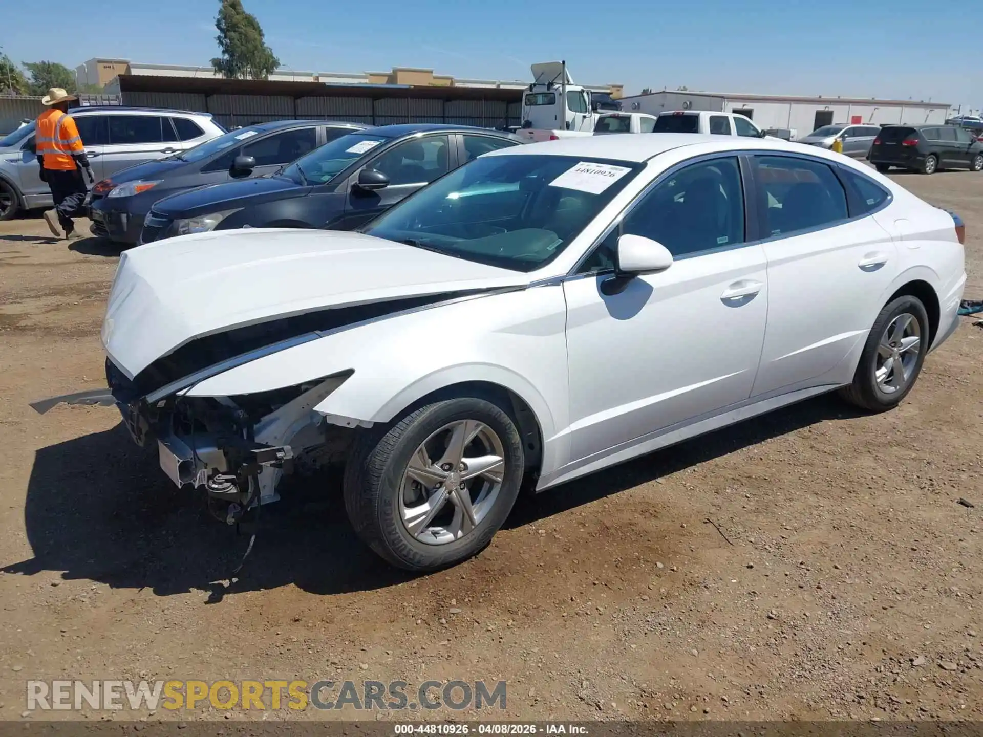 2 Photograph of a damaged car 5NPEG4JA4MH069900 HYUNDAI SONATA 2021
