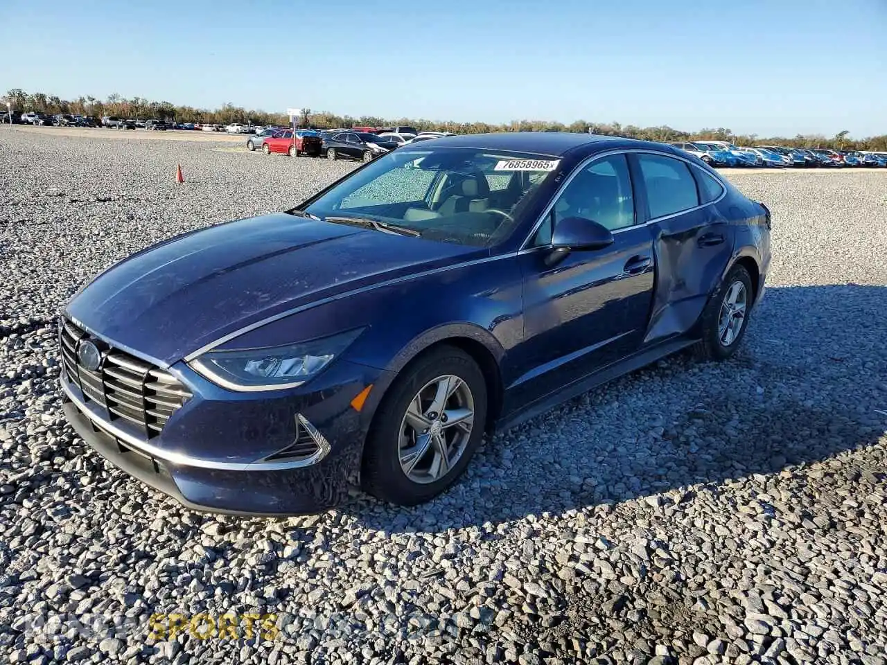 1 Photograph of a damaged car 5NPEG4JA4MH074658 HYUNDAI SONATA 2021