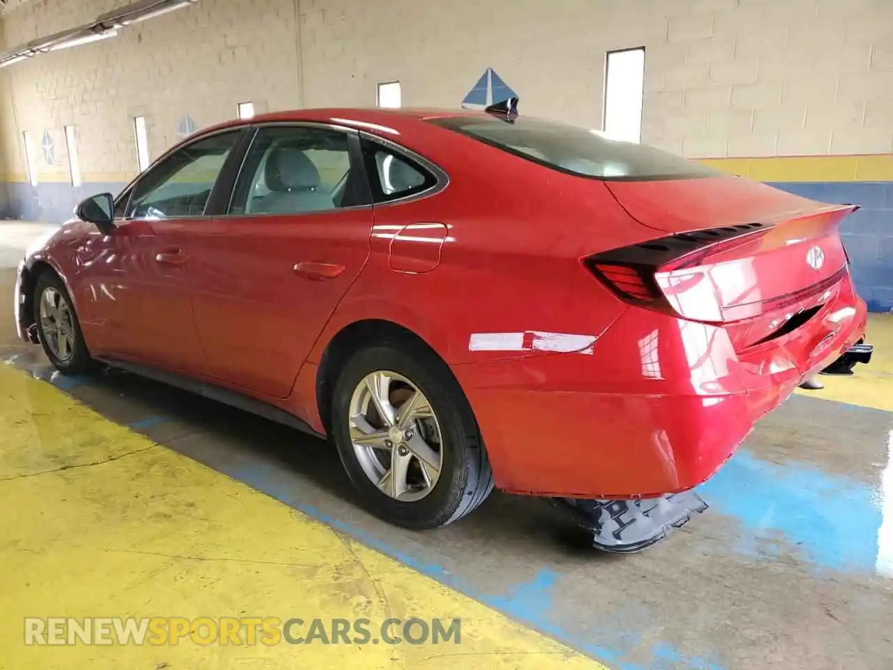 2 Photograph of a damaged car 5NPEG4JA4MH080816 HYUNDAI SONATA 2021