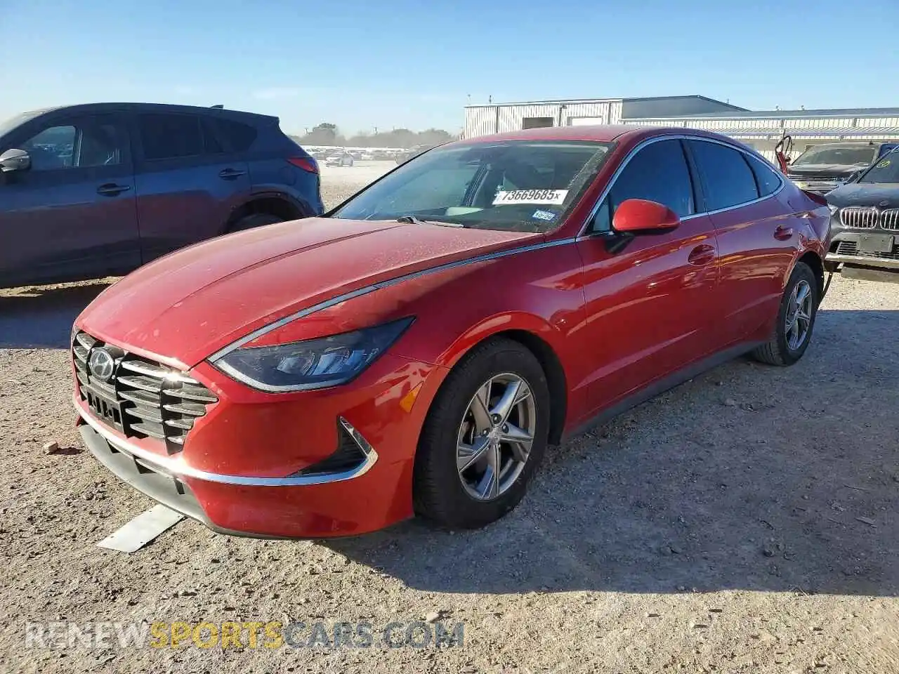 1 Photograph of a damaged car 5NPEG4JA4MH081500 HYUNDAI SONATA 2021