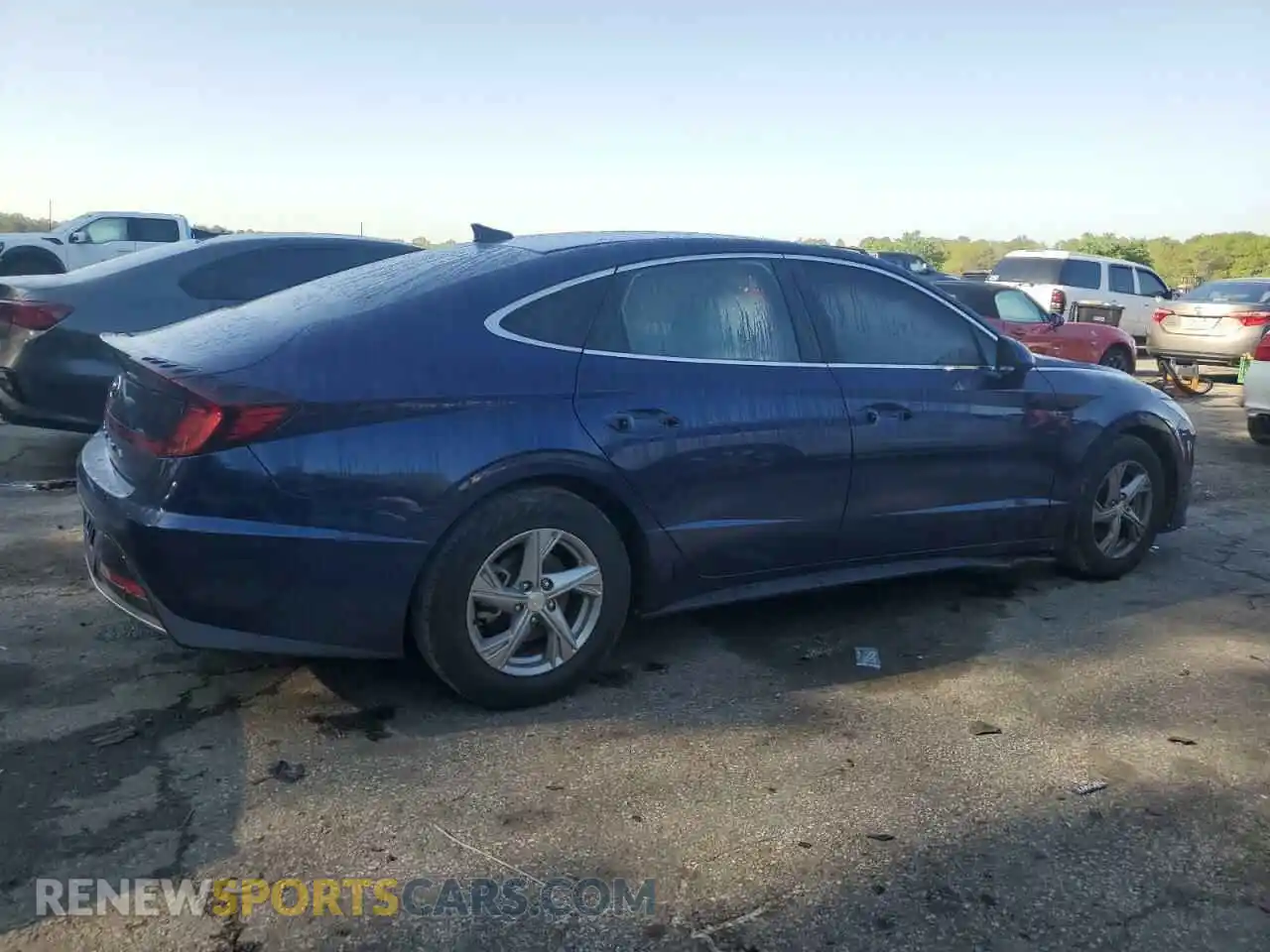 3 Photograph of a damaged car 5NPEG4JA4MH082758 HYUNDAI SONATA 2021