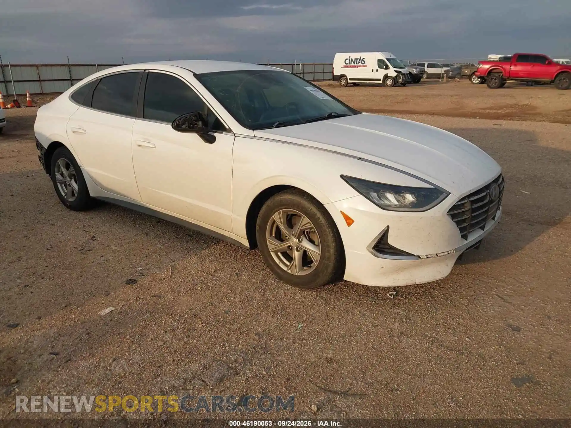 1 Photograph of a damaged car 5NPEG4JA4MH097356 HYUNDAI SONATA 2021