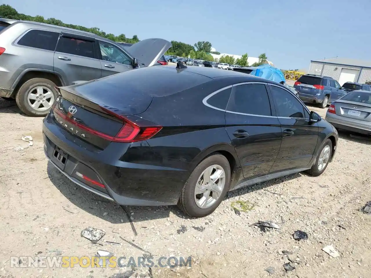 3 Photograph of a damaged car 5NPEG4JA4MH116309 HYUNDAI SONATA 2021