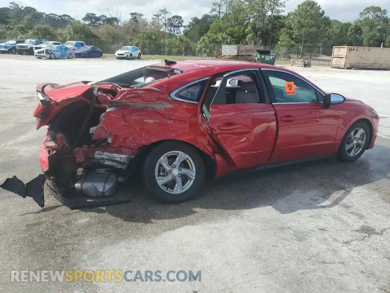 3 Photograph of a damaged car 5NPEG4JA4MH117847 HYUNDAI SONATA 2021