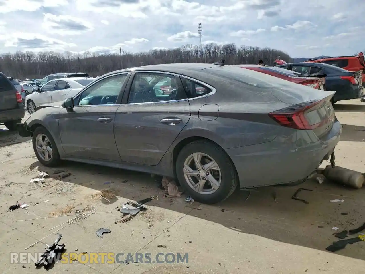 2 Photograph of a damaged car 5NPEG4JA5MH069145 HYUNDAI SONATA 2021