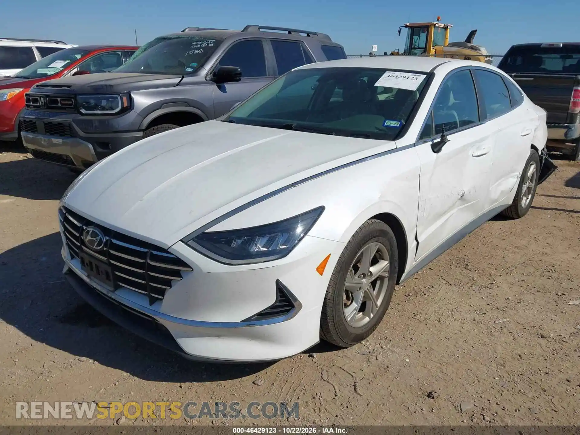 2 Photograph of a damaged car 5NPEG4JA5MH079979 HYUNDAI SONATA 2021