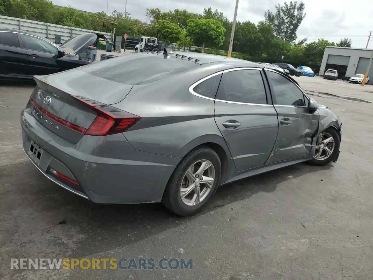 3 Photograph of a damaged car 5NPEG4JA5MH094028 HYUNDAI SONATA 2021