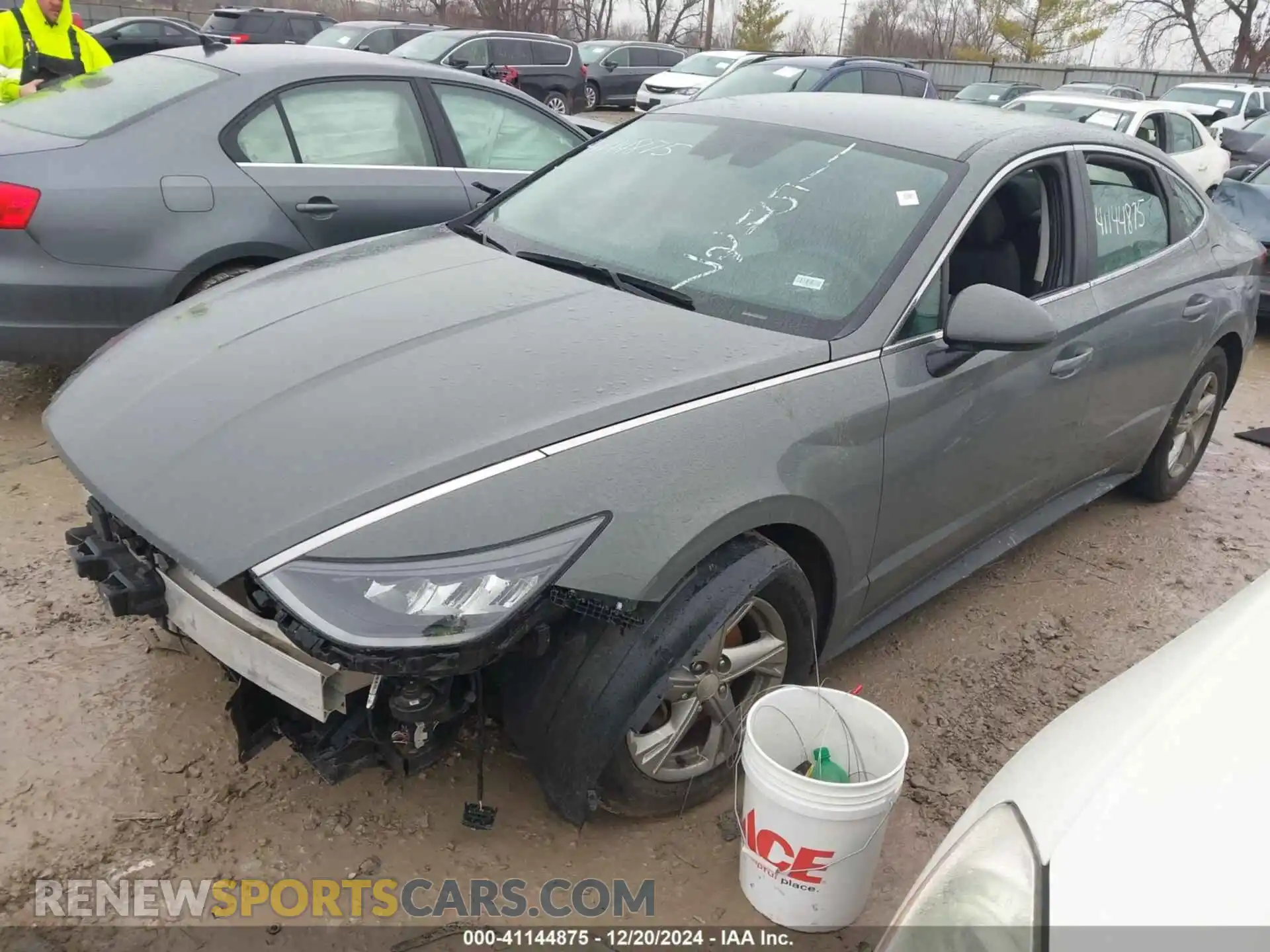 2 Photograph of a damaged car 5NPEG4JA5MH115427 HYUNDAI SONATA 2021