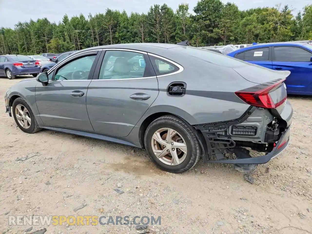 2 Photograph of a damaged car 5NPEG4JA5MH117663 HYUNDAI SONATA 2021
