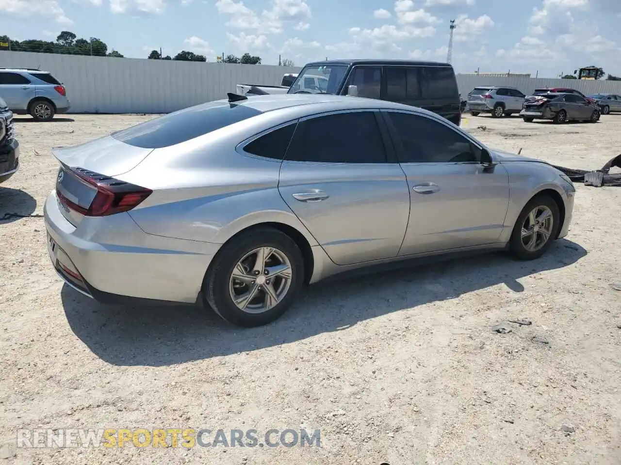 3 fotografías del automóvil dañado 5NPEG4JA5MH121180 HYUNDAI SONATA 2021
