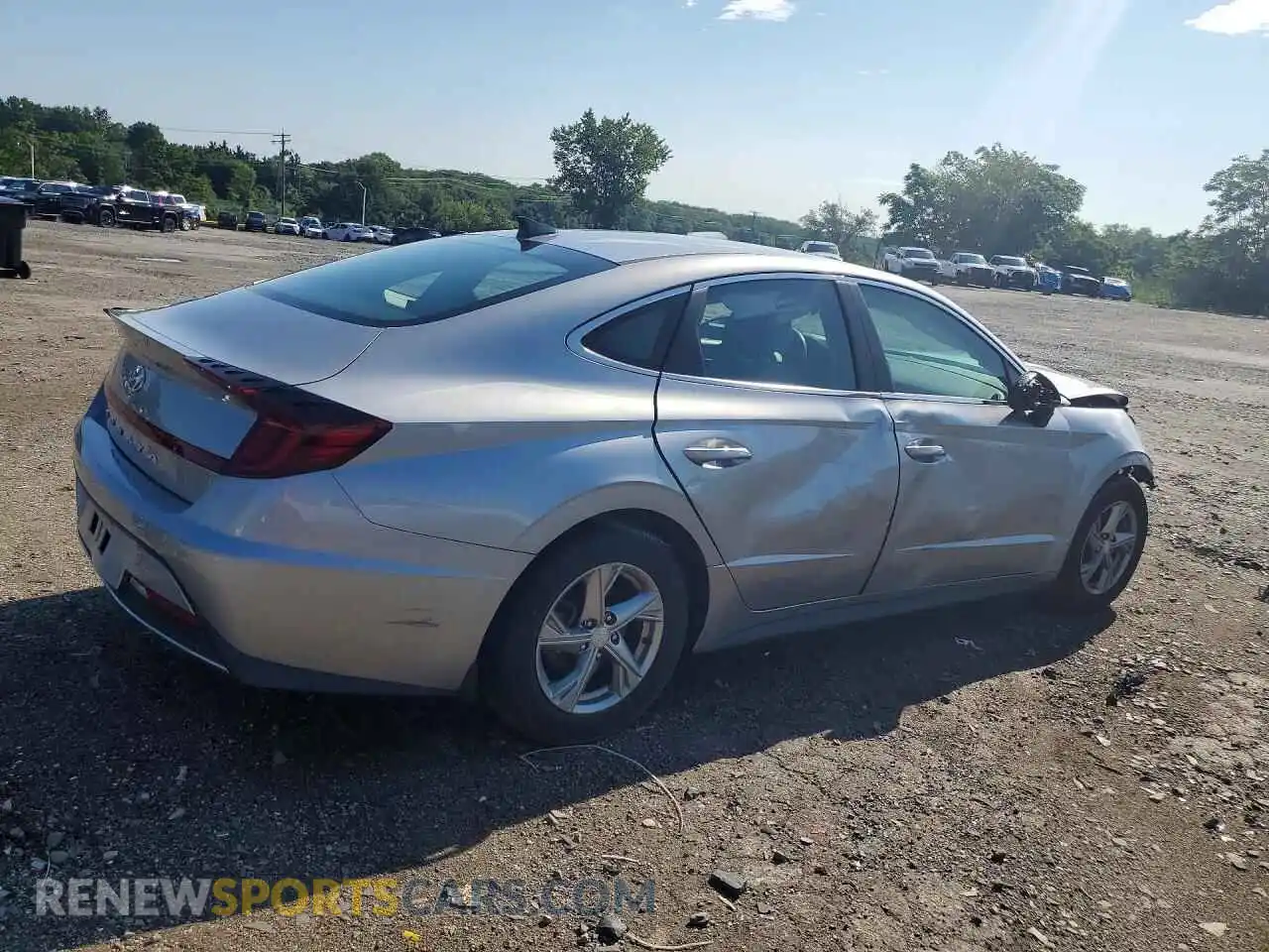 3 Photograph of a damaged car 5NPEG4JA6MH076461 HYUNDAI SONATA 2021