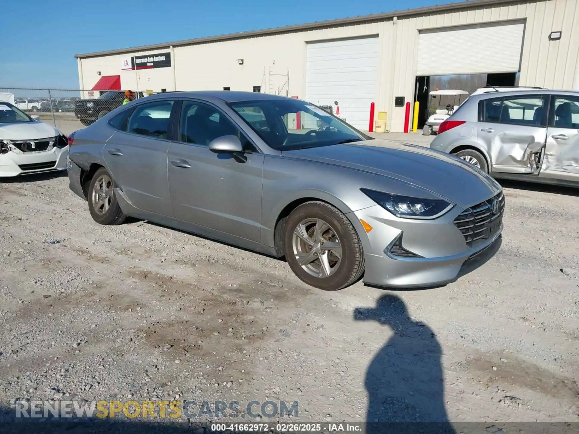 1 Photograph of a damaged car 5NPEG4JA6MH077836 HYUNDAI SONATA 2021