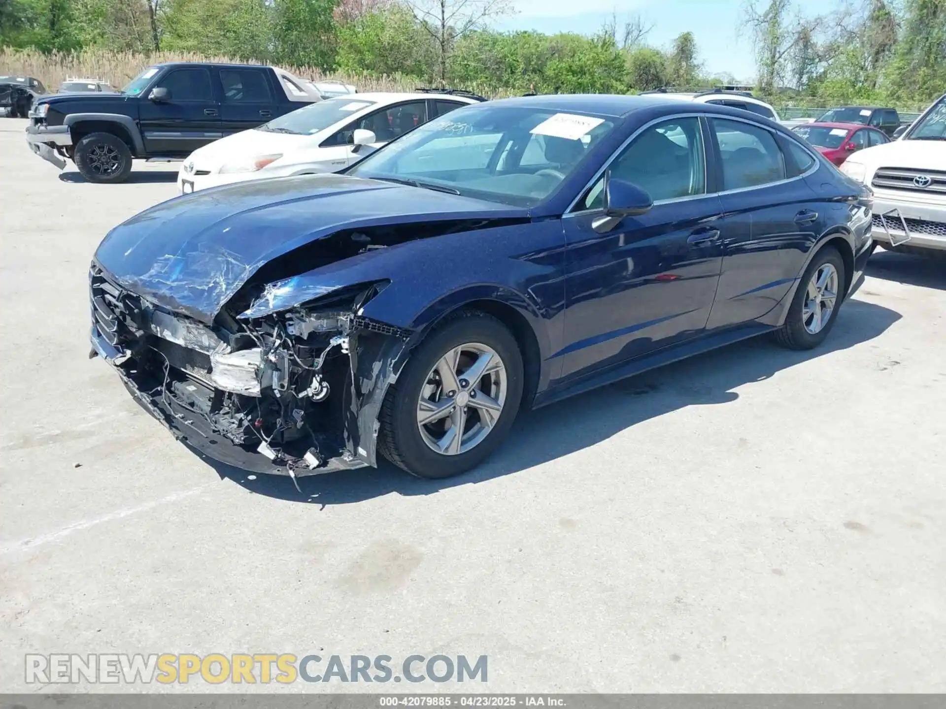 2 Photograph of a damaged car 5NPEG4JA6MH078288 HYUNDAI SONATA 2021