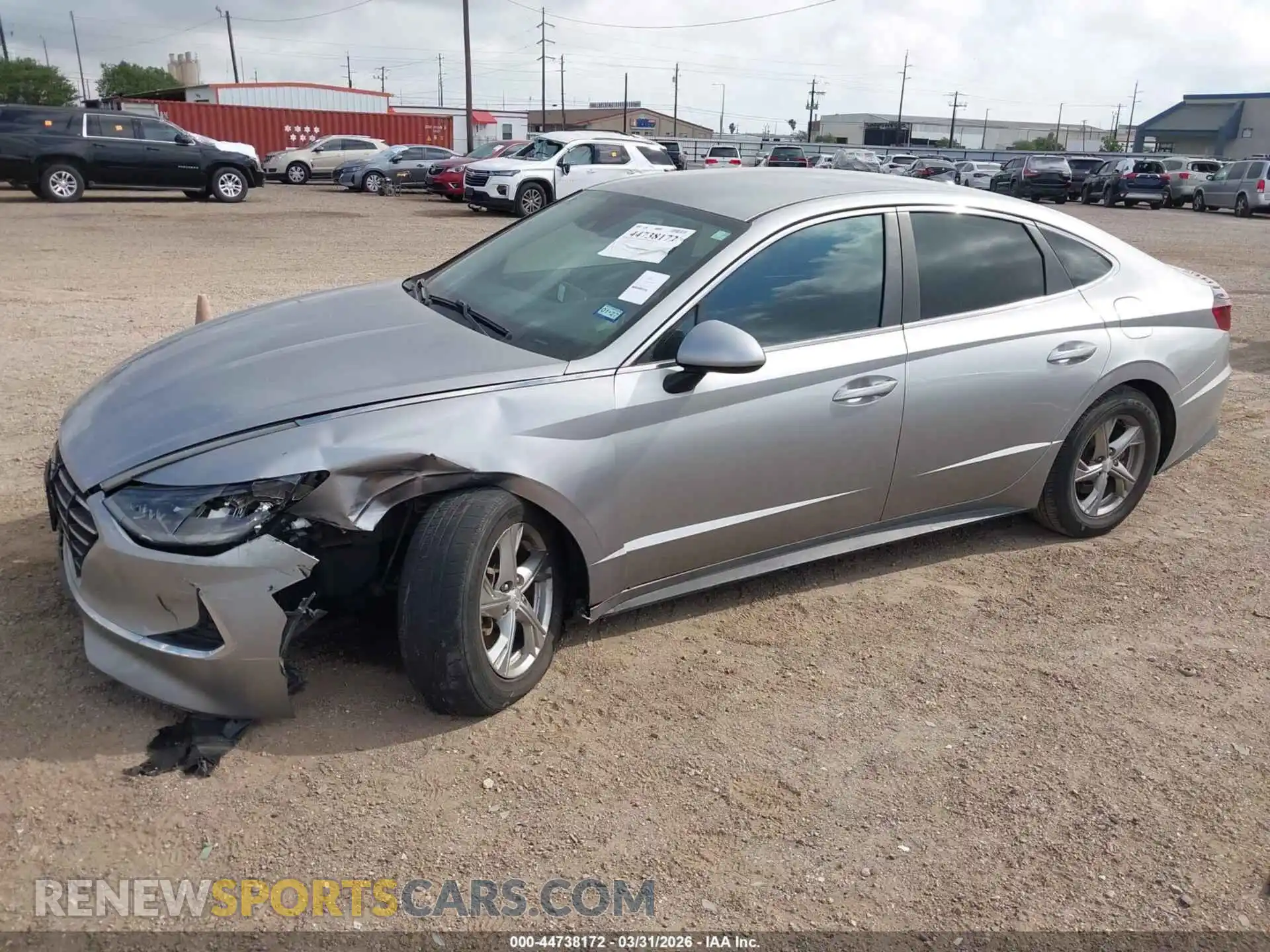2 Photograph of a damaged car 5NPEG4JA6MH079828 HYUNDAI SONATA 2021