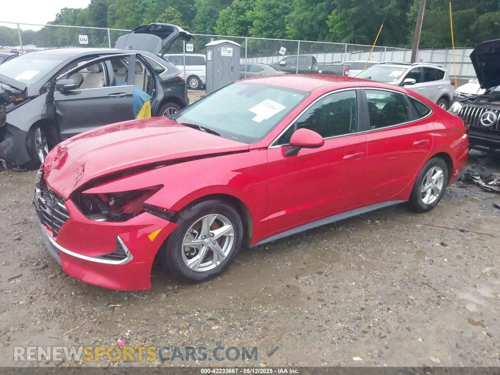 2 Photograph of a damaged car 5NPEG4JA6MH080378 HYUNDAI SONATA 2021