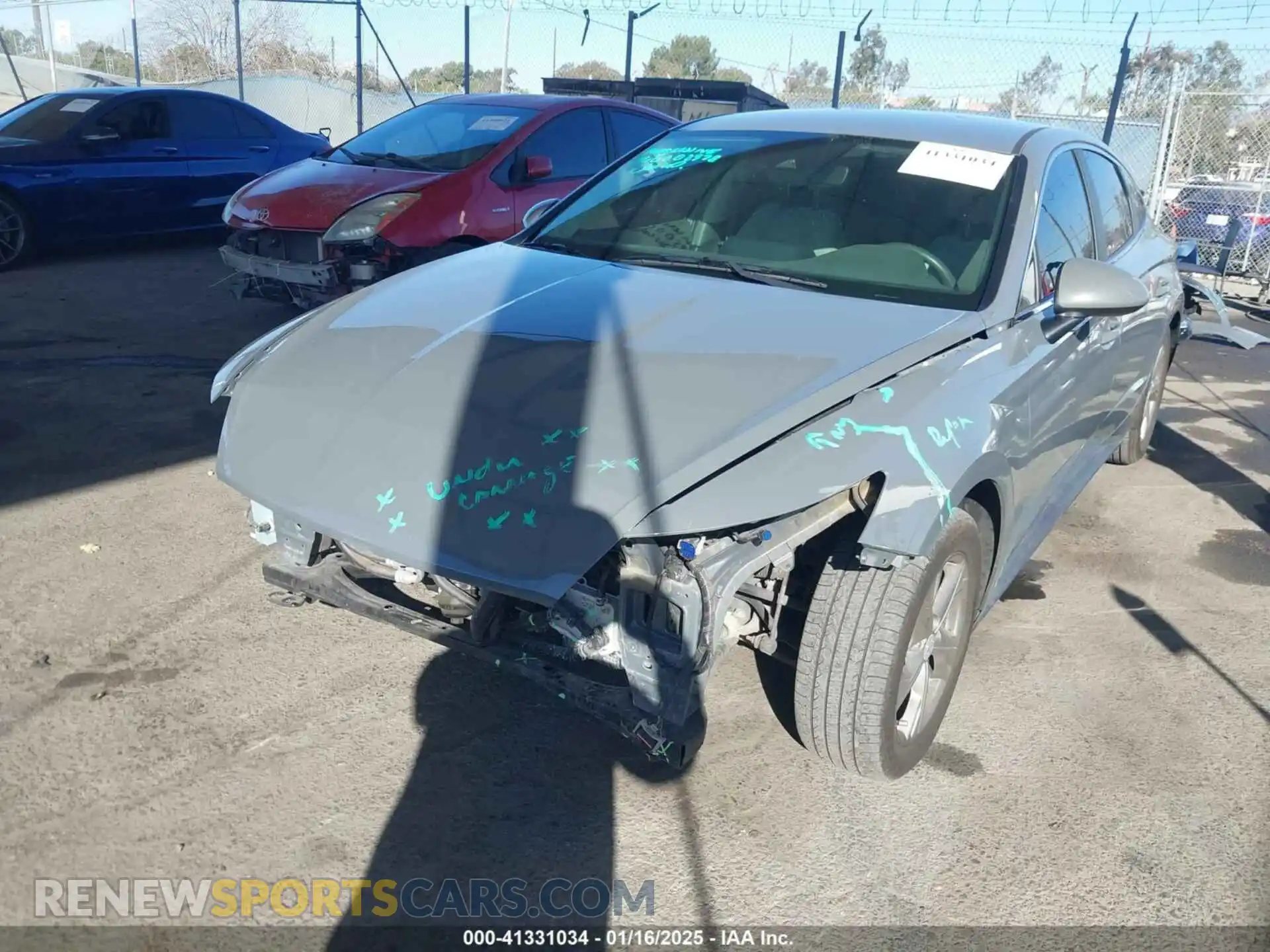 2 Photograph of a damaged car 5NPEG4JA6MH095186 HYUNDAI SONATA 2021