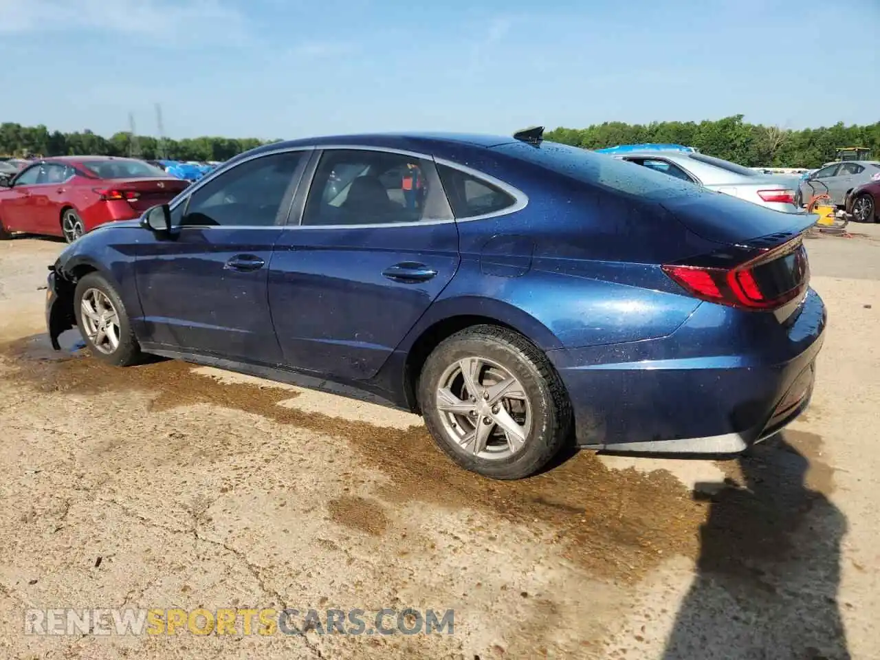 2 Photograph of a damaged car 5NPEG4JA6MH104730 HYUNDAI SONATA 2021