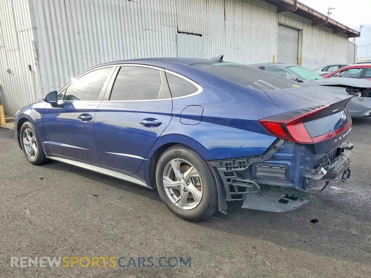 2 Photograph of a damaged car 5NPEG4JA6MH110060 HYUNDAI SONATA 2021
