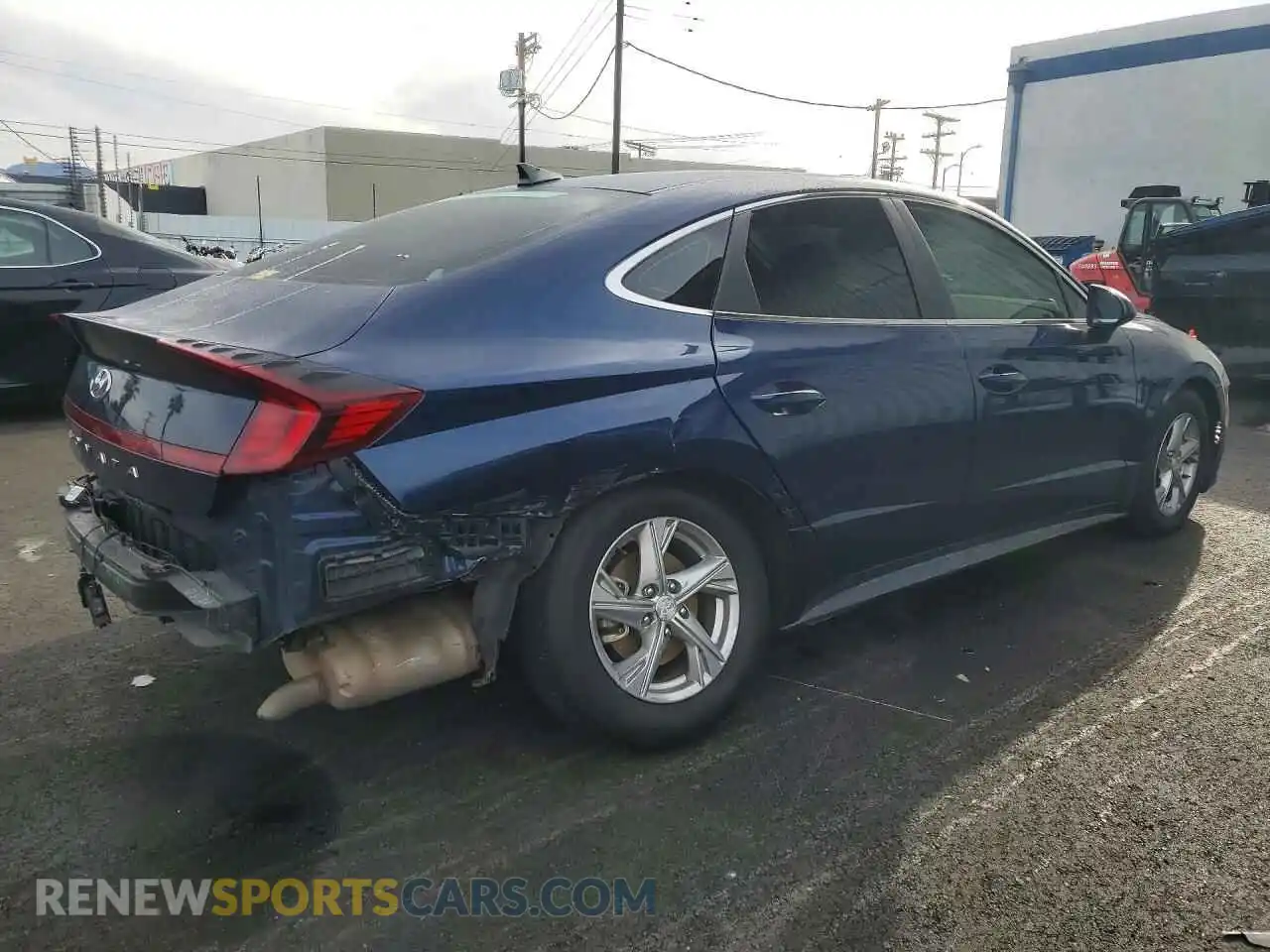 3 Photograph of a damaged car 5NPEG4JA6MH110060 HYUNDAI SONATA 2021