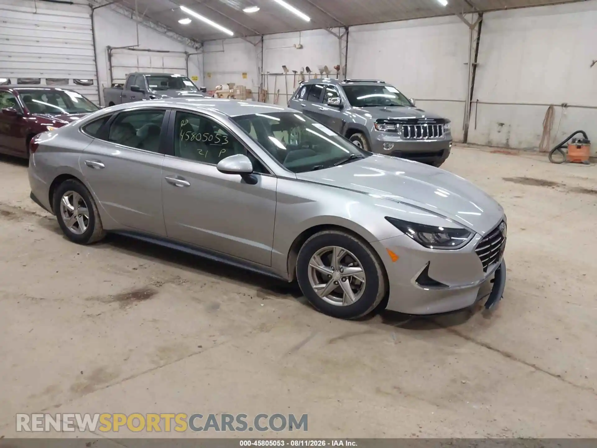 1 Photograph of a damaged car 5NPEG4JA6MH128879 HYUNDAI SONATA 2021